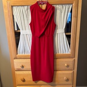 Lulu's Vibrant Red Midi Dress